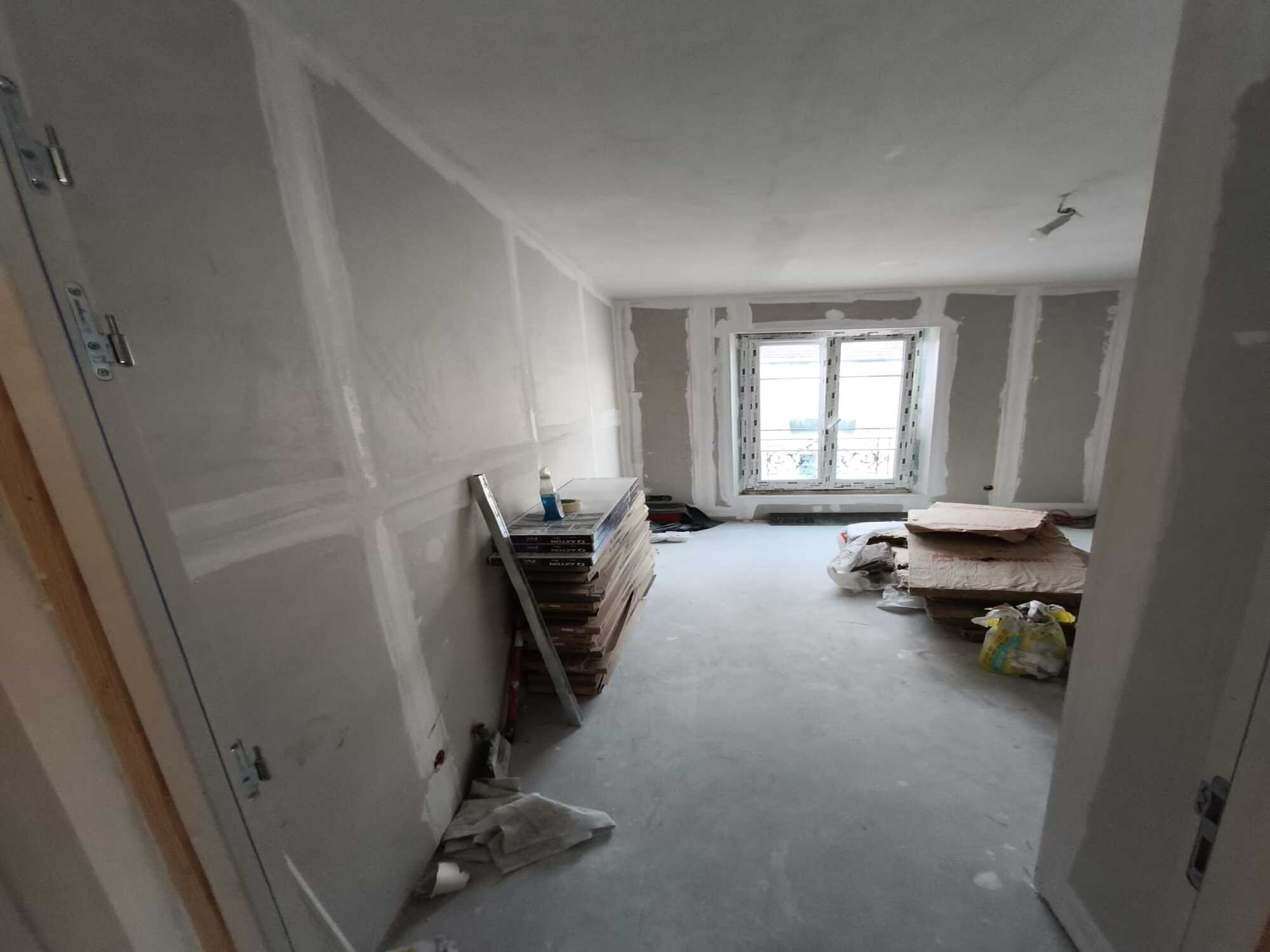Rénovation intégrale chambre à courbevoie