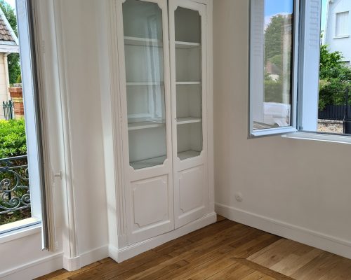 Pose de parquet et menuiserie sur mesure appartement à Asnières sur Seine